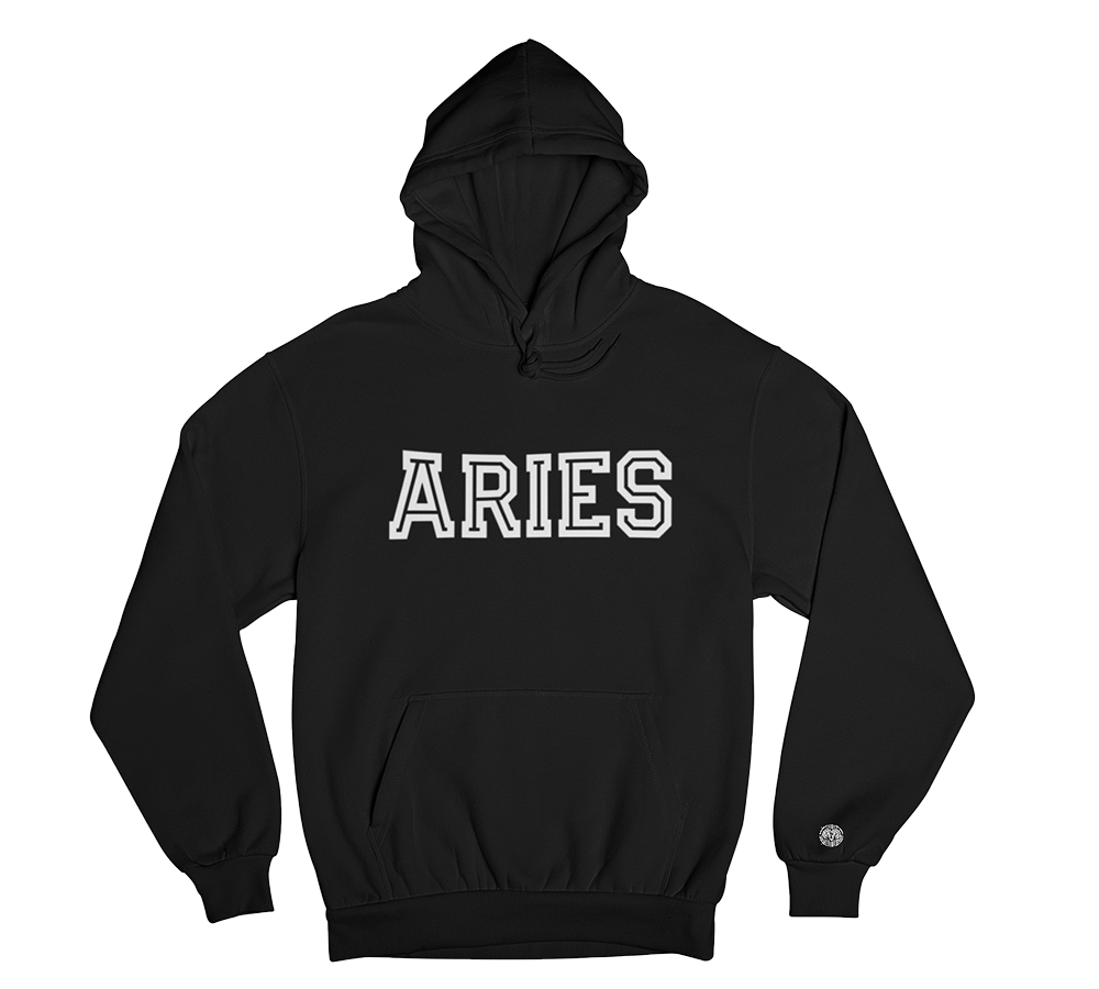 Aries Hoodie with Tribal Logo Tshirt