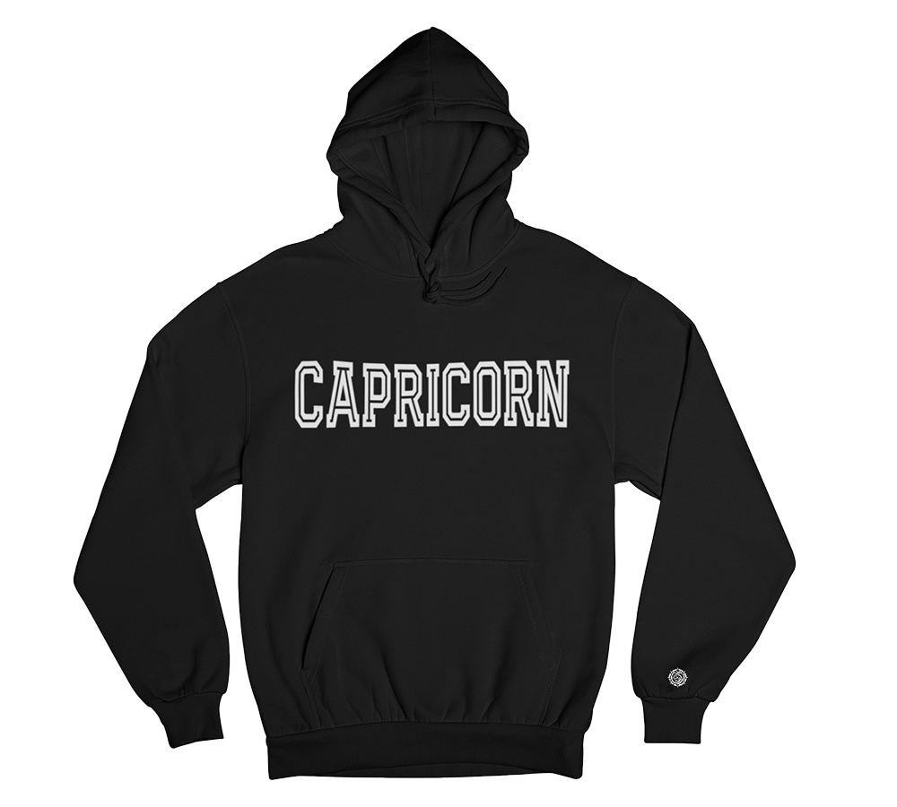 Capricorn Hoodie with Tribal Logo Tshirt