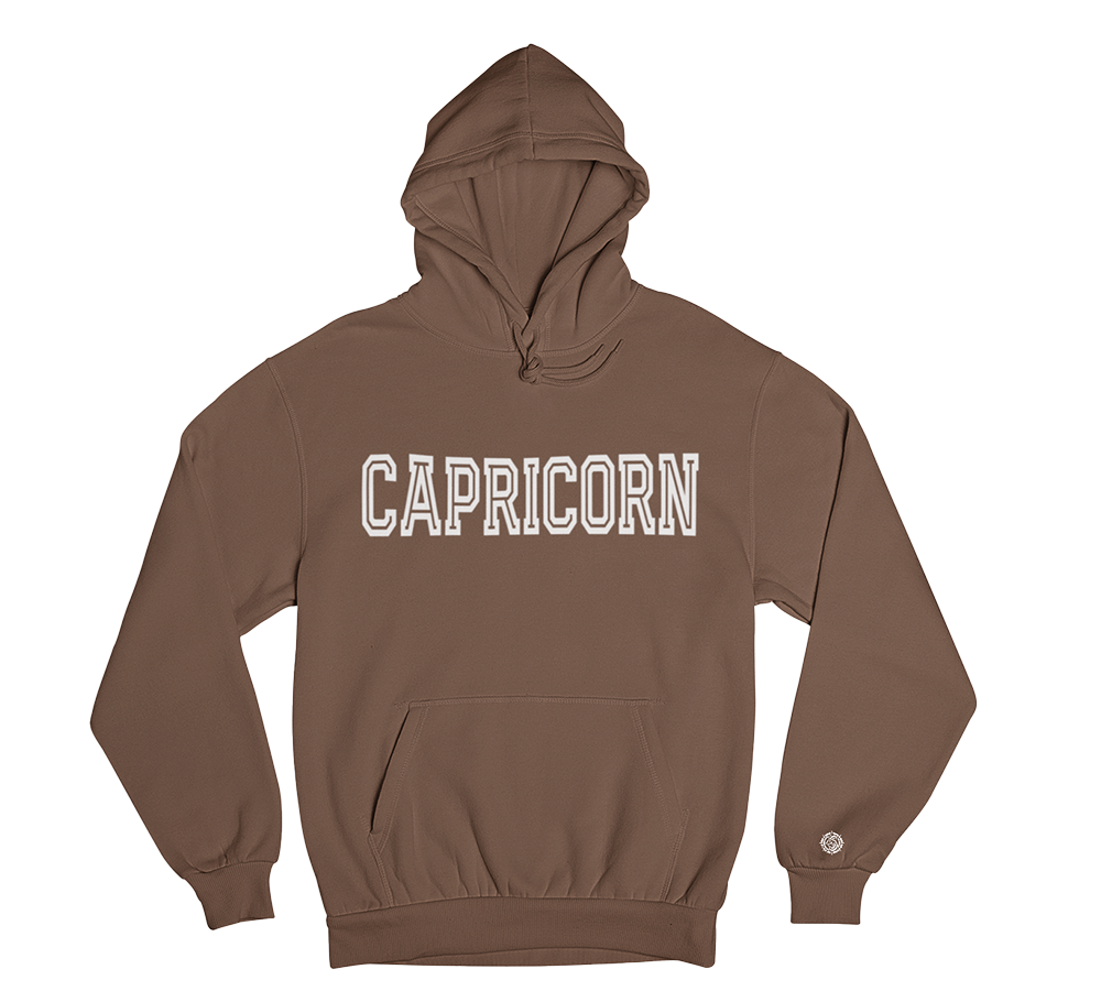 Capricorn Hoodie with Tribal Logo Tshirt