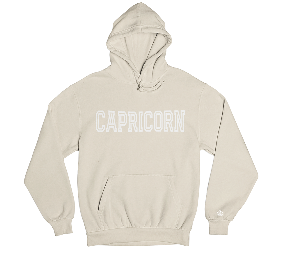 Capricorn Hoodie with Tribal Logo Tshirt