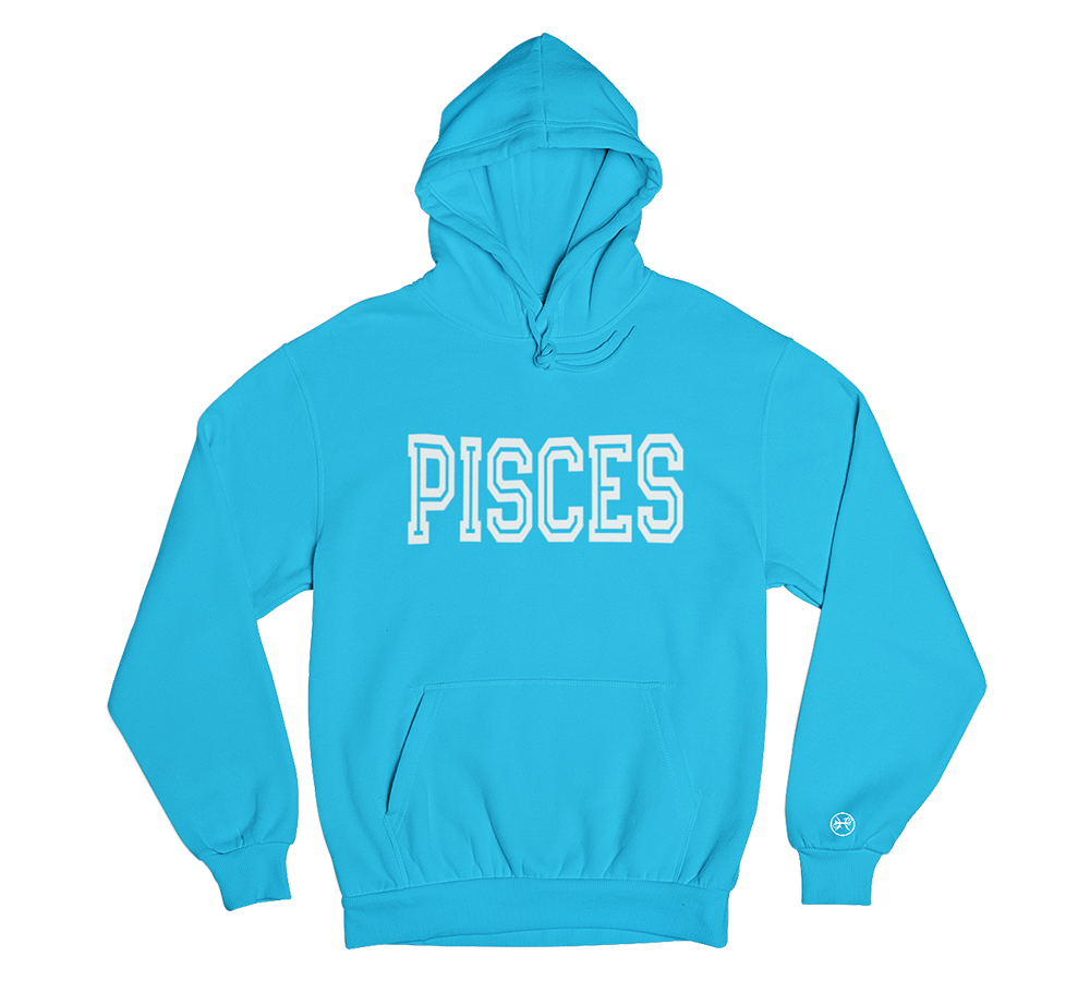 Pisces Hoodie with Tribal Logo Tshirt