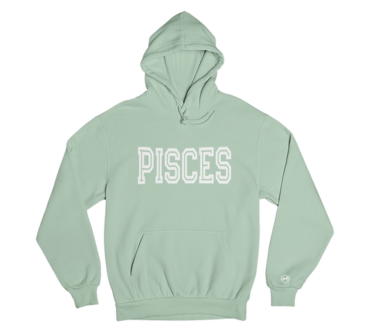 Pisces Hoodie with Tribal Logo Tshirt